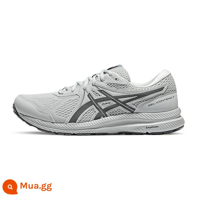 Giày chạy bộ nam nữ đệm thoáng khí chính hãng ASICS GEL-CONTEND 7 Giày thể thao đôi - màu xám [nam]