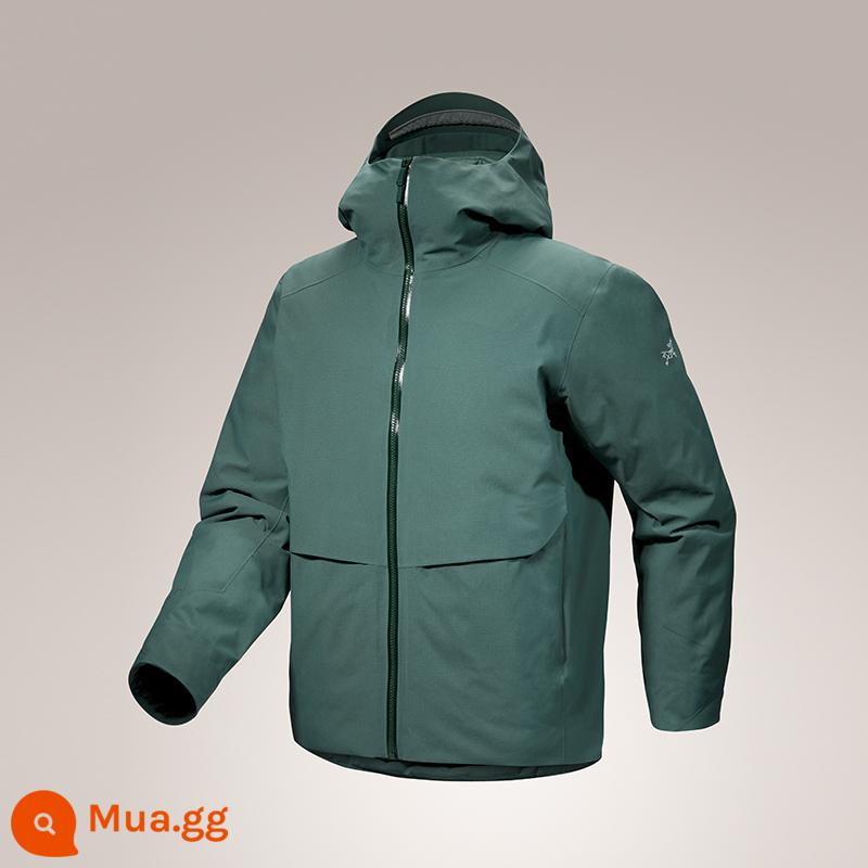 Áo khoác nam chống nước ARC'TERYX RUSSET DOWN GORE-TEX - BOXCAR/xám xanh