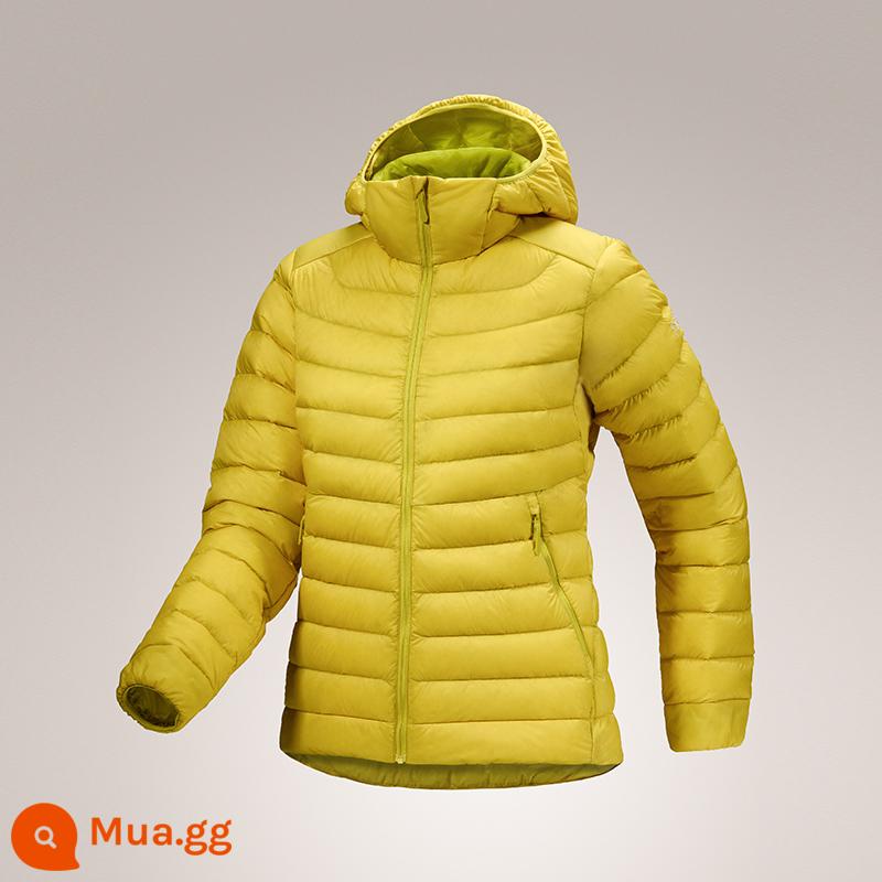 Áo khoác có mũ trùm đầu ấm áp ARC'TERYX CERIUM HOODY dành cho nữ - LAMPYRE/xanh đá