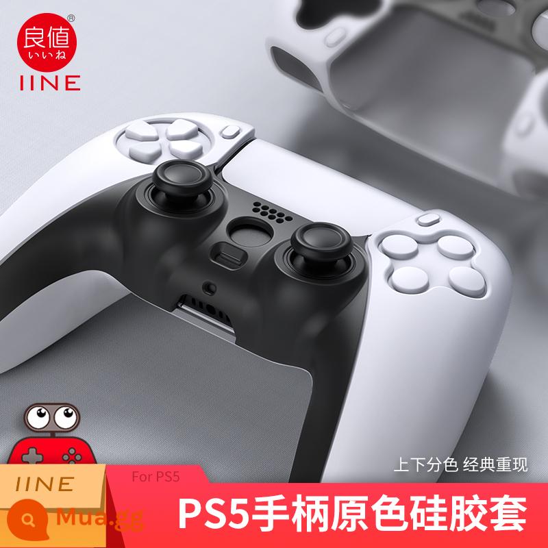 Bao silicon bảo vệ tay cầm PS5 chính hãng Bao silicon bảo vệ tay cầm PS5 Bao bảo vệ tay cầm chơi game PS5 Vỏ mềm chống trượt - Vỏ bảo vệ bộ điều khiển ps5 giá tốt cổ điển màu đen trắng L462 miễn phí