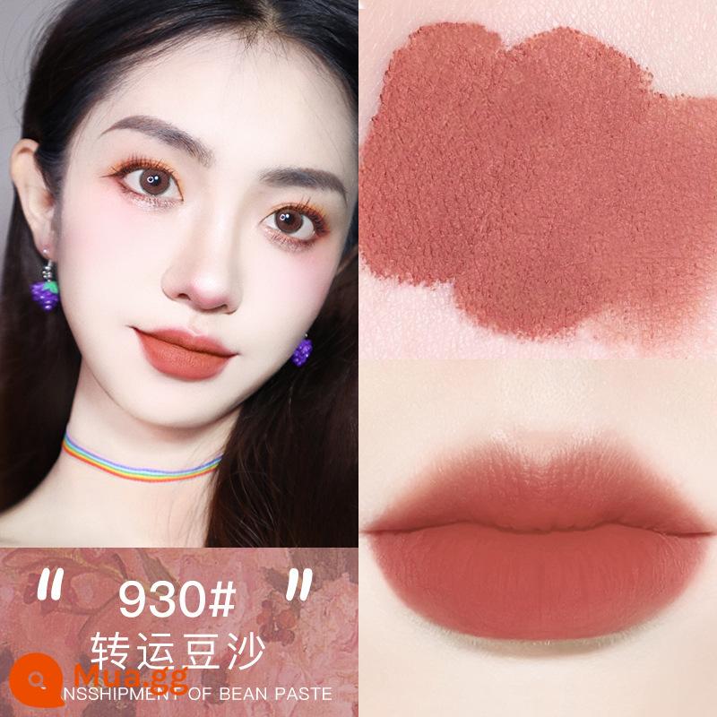 Son Đất Sét Matte Matte Lip Men Hàng Ngày Đồng Bằng Trung Quốc Đỏ Chính Thức Xác Thực Flagship Store Nhật Bản Thích Hợp Thương Hiệu - 930#đậu chuyển [2 hộp]