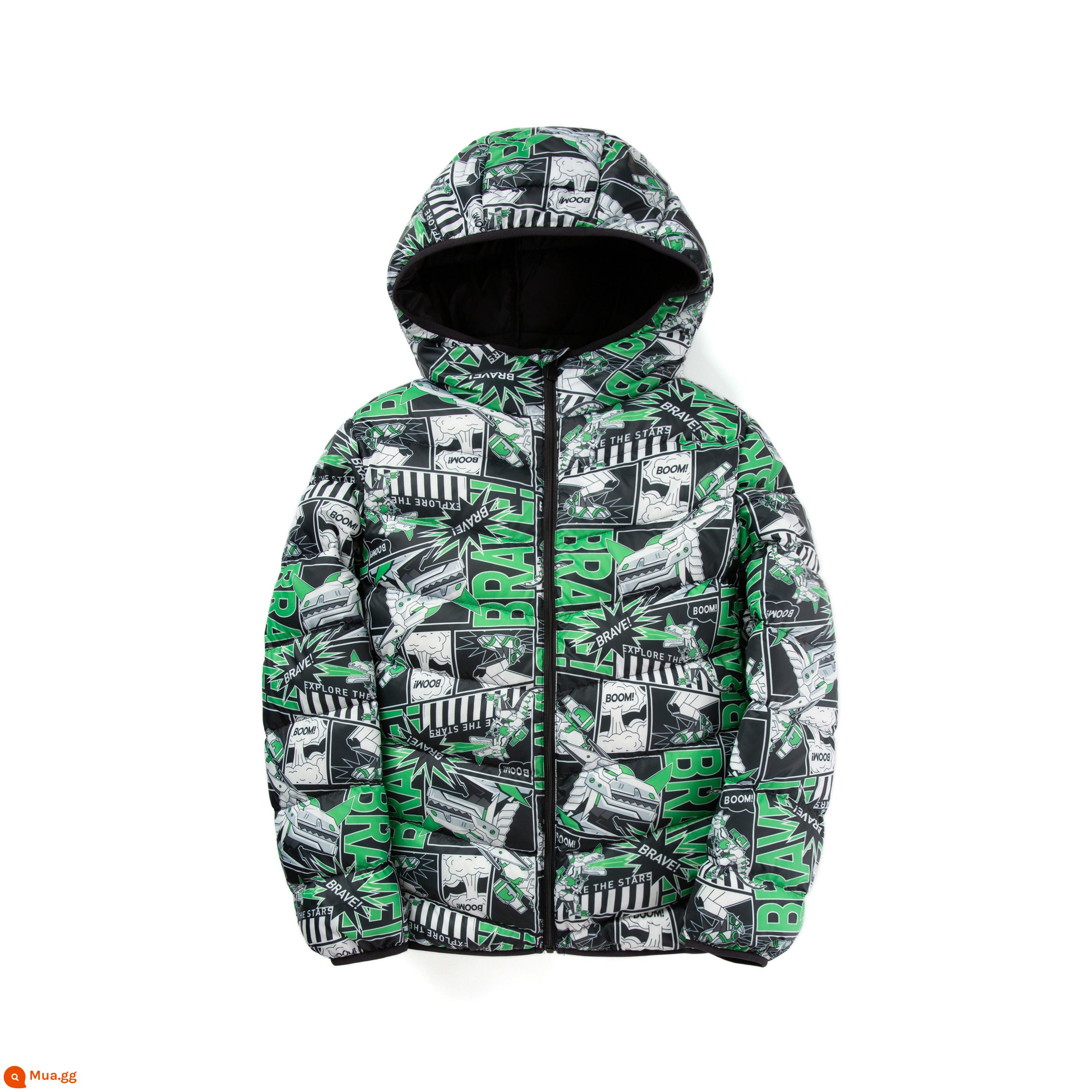 Áo khoác nhỏ của Balabala Children Down New Anumn and Winter Boys and Girl Jackets - Tông xanh đen 00394