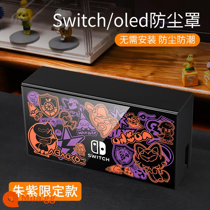 Công tắc che bụi dạ quang Nintendo switcholed máy chủ bảng điều khiển trò chơi hộp cơ sở ns bìa màn hình oled vỏ acrylic trong suốt vỏ bảo vệ hộp băng cassette túi lưu trữ hộp thẻ phụ kiện tản nhiệt - Acrylic Vermillion Limited √ Tấm che bụi [Phổ biến cho Switch/Oled]