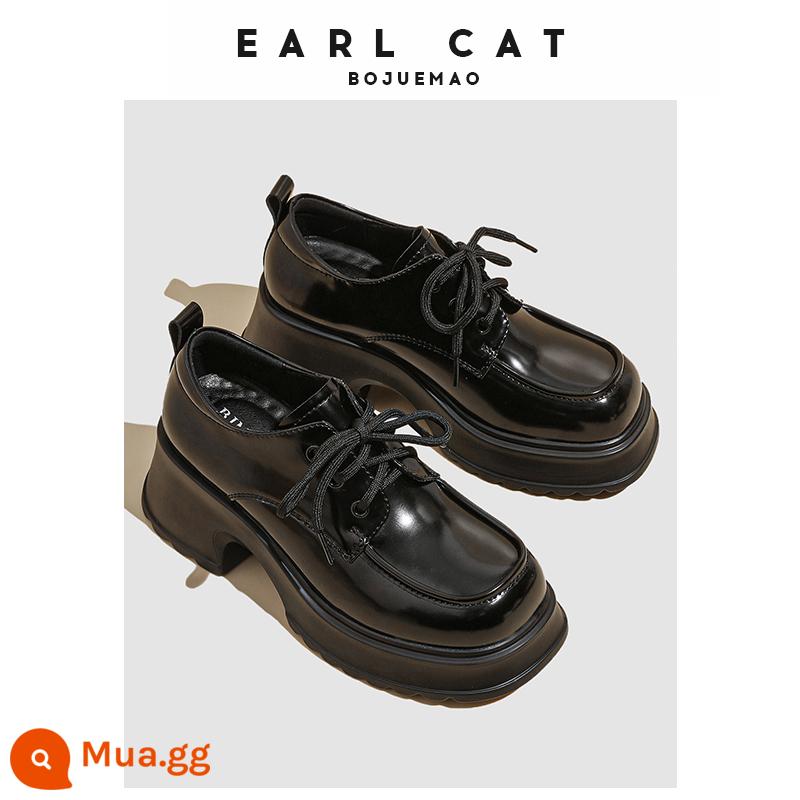 Giày da nhỏ Earl Cat Giày nữ Phúc lợi Chia tay Mẫu Giày Mary Jane Không trả lại hoặc trao đổi trừ khi có vấn đề nghiêm trọng về chất lượng - 7588-1 màu đen