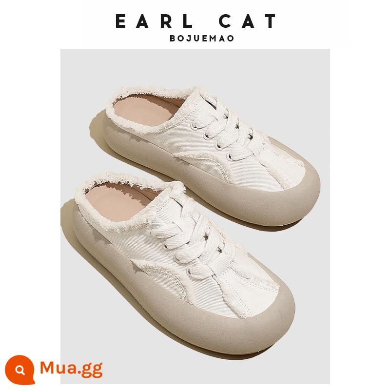 Giày da nhỏ Earl Cat Giày nữ Phúc lợi Chia tay Mẫu Giày Mary Jane Không trả lại hoặc trao đổi trừ khi có vấn đề nghiêm trọng về chất lượng - 513 gạo trắng