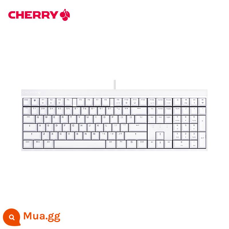 ANH ĐÀO Cherry MX2.0S Bàn Phím Cơ Màu Sắc Quang Điện Thi Đấu Game Không Dây 108 Phím Có Dây Đen Trà Xanh Trục Đỏ - Trắng mờ [phiên bản có dây] kích thước đầy đủ