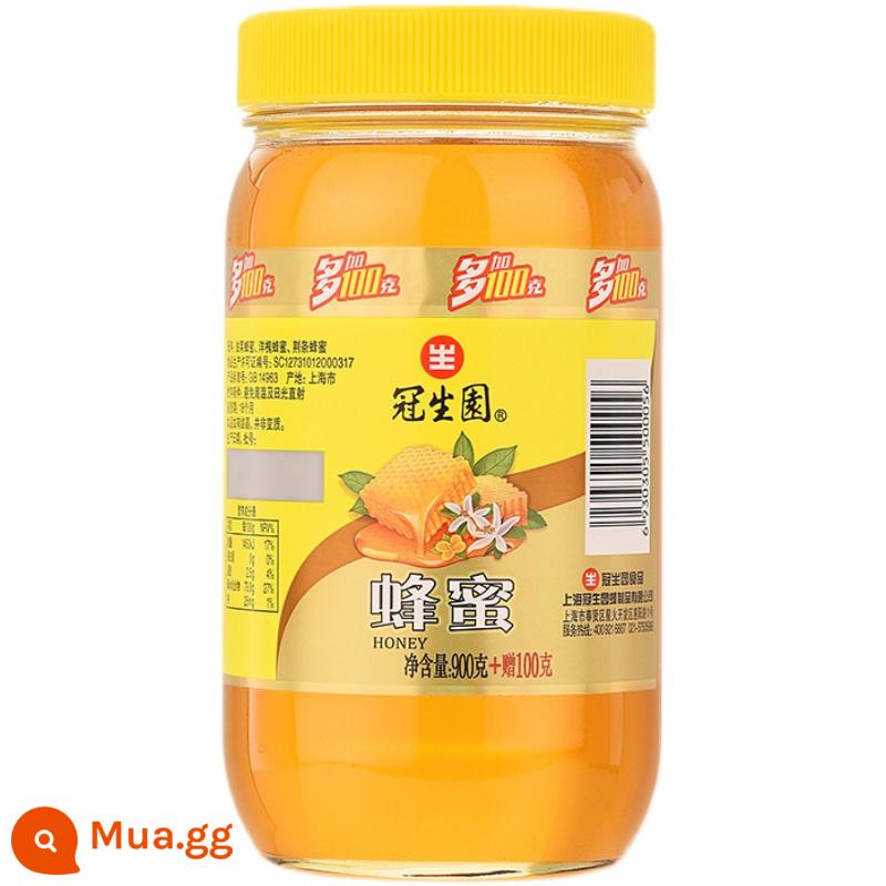 Mật ong Guanshengyuan 1000g/760g chai thủy tinh còn hàng mỗi chai cửa hàng hàng đầu chính thức mật ong trăm hoa đích thực - 1000g mật ong