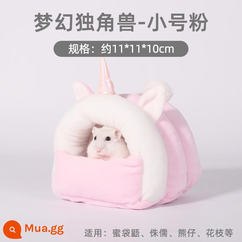 Hamster bông ấm tổ gấu vàng mùa đông tổ nhỏ mật ong túi lượn hoa cành chuột trốn nhà mùa đông đồ dùng mùa đông - Bột Yêu Tinh Kỳ Lân (Gnome, Cub)