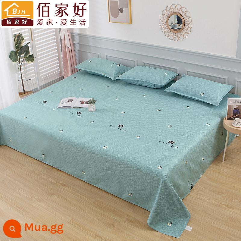 Bông dày Bed Rough Bed Single One Piece 100 Full Cotton Tatami Nông thôn Gối lớn Bộ gối đôi - Đơn giản và Thương