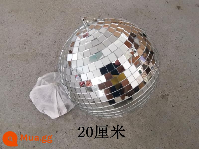 bóng disco gương phản chiếu bóng ktv nhà sân khấu disco xoay thanh bóng chụp ảnh cưới bóng thủy tinh phản quang - Động cơ phân phối màu trắng bạc 20cm chuyển phát nhanh miễn phí