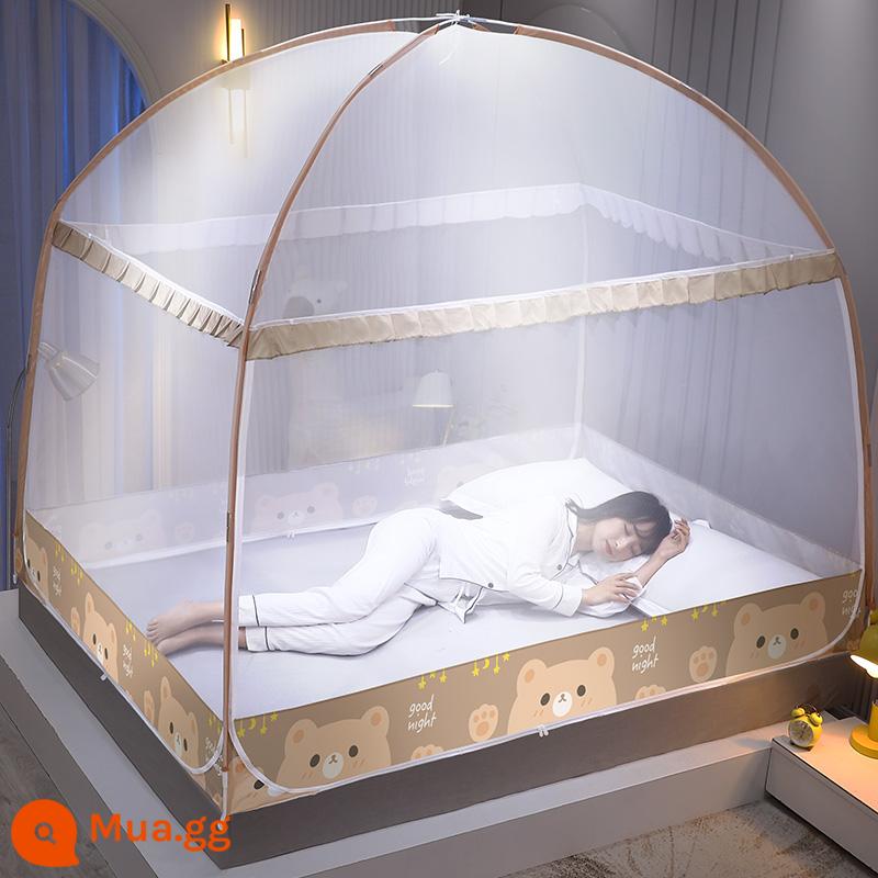 Màn chống muỗi yurt Mông Cổ phòng ngủ gia đình chống rơi miễn phí lắp đặt giường gạo trẻ em 2023 mới 2022 ký túc xá sinh viên năm cuối - Daxiong [Loại A không chứa formaldehyde · Được các mẹ khuyên dùng] Chống rơi toàn bộ đáy