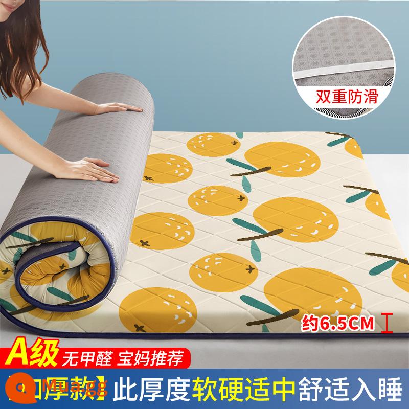 Cho thuê nệm đặc biệt đệm gấp hộ gia đình chiếu tatami nệm ký túc xá sinh viên mùa hè đơn sàn - Cam Lớn [Phong Cách Kháng Khuẩn Dày Được Nâng Cấp] 6.5cm