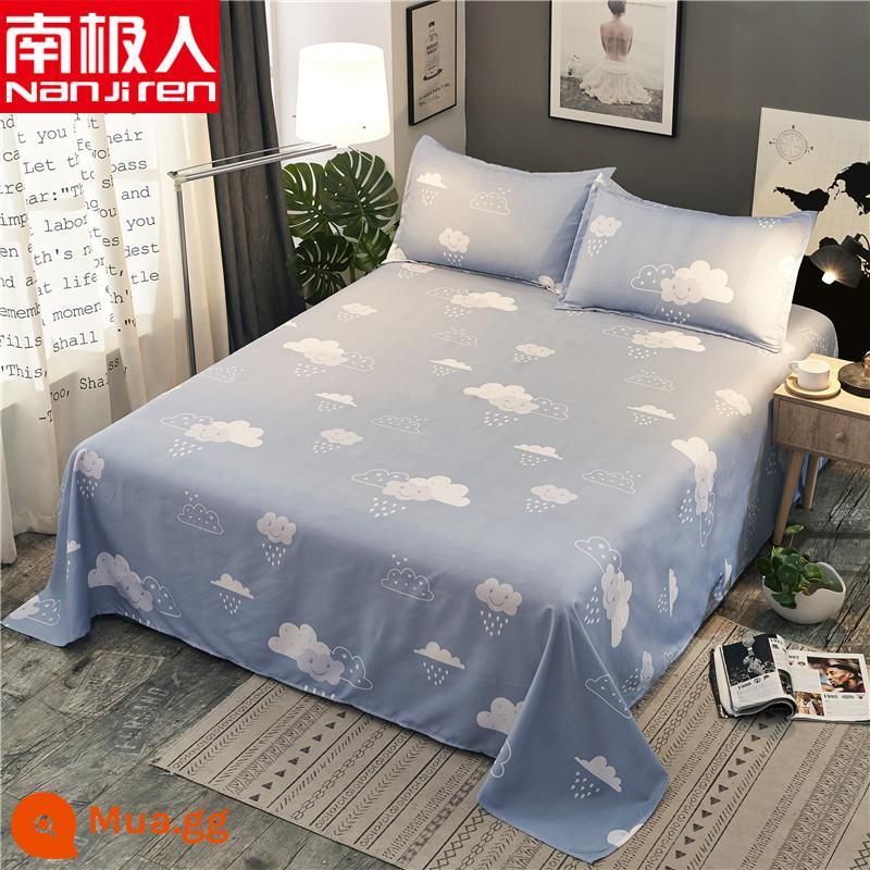 Người Nam Cực đã giặt ga trải giường cotton ký túc xá đơn sinh viên giường đôi 1,5m ký túc xá trẻ em ga chăn nam - đám mây quyến rũ