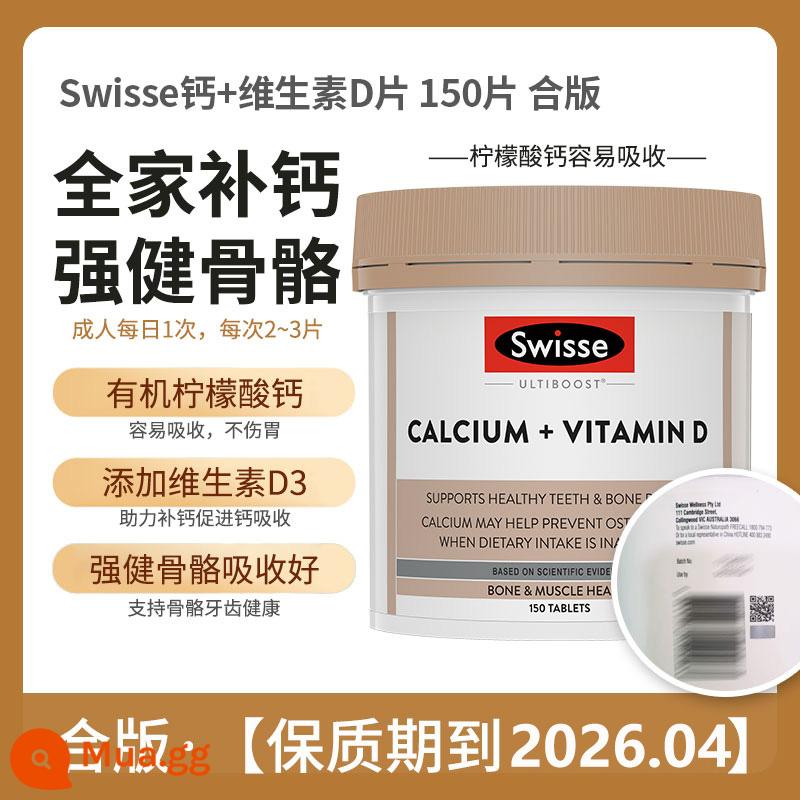 Kho ngoại quan Viên uống canxi Swisse Úc 150 viên acid citric empress canxi vd canxi cho bà bầu, thanh thiếu niên, người trưởng thành, trung niên và người cao tuổi - Quả cam