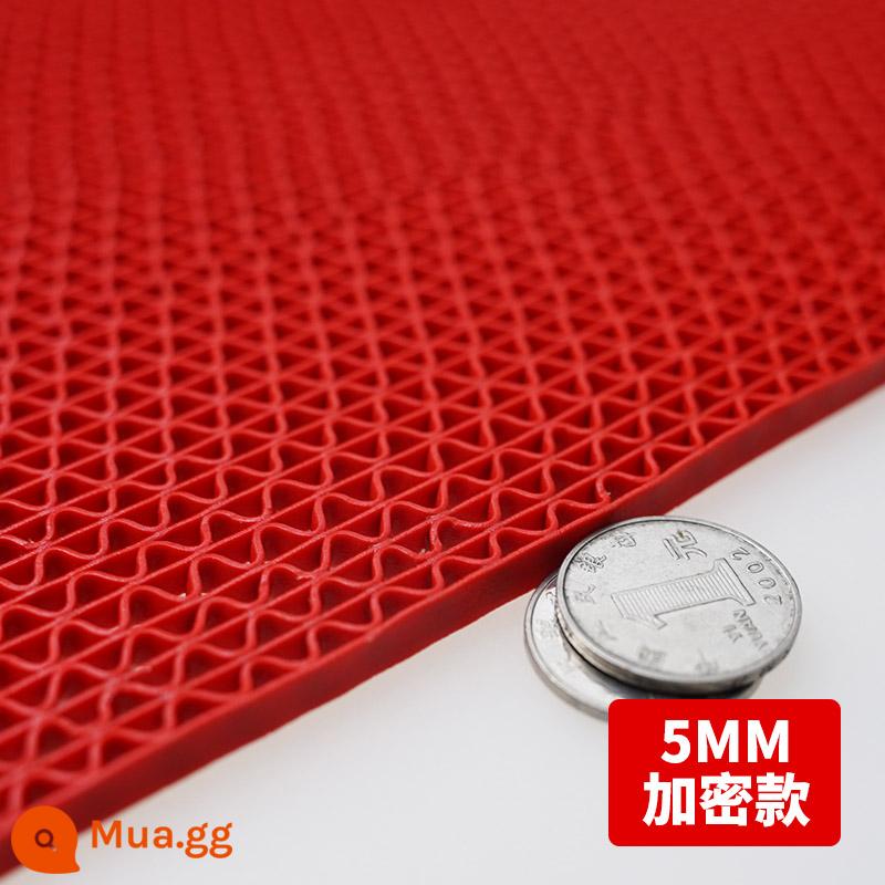 Phòng tắm chống pad pvc nhựa không thấm nước phòng trang điểm thảm nhà bếp hốc hốc pad - Đỏ [Mã hóa 5.0mm]