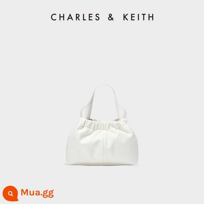 Túi CHARLES&KEITH Mềm Mại Cá Tính CK2-10151077 Túi Nữ Chocolate Messenger Cloud Túi - CK2-10151136-1 Trắng trắng