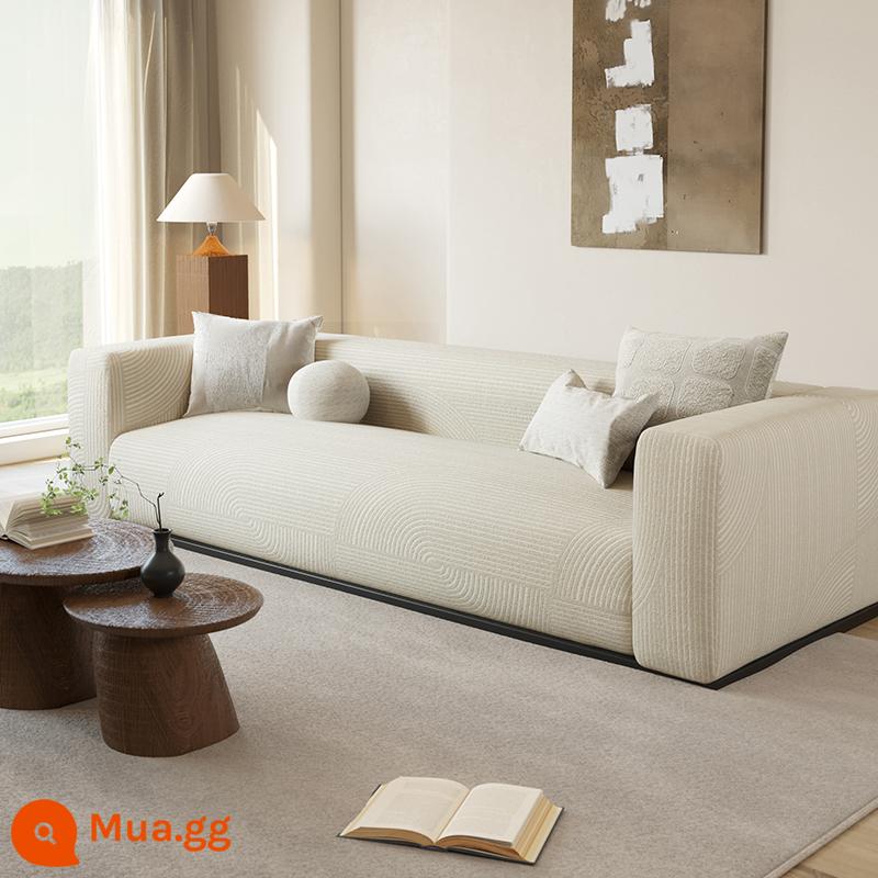 [Princess Produced] Bọc ghế sofa chống thấm đàn hồi toàn diện wabi sabi gió màu trắng kem bọc ghế sofa cố định chống trượt - voi xám