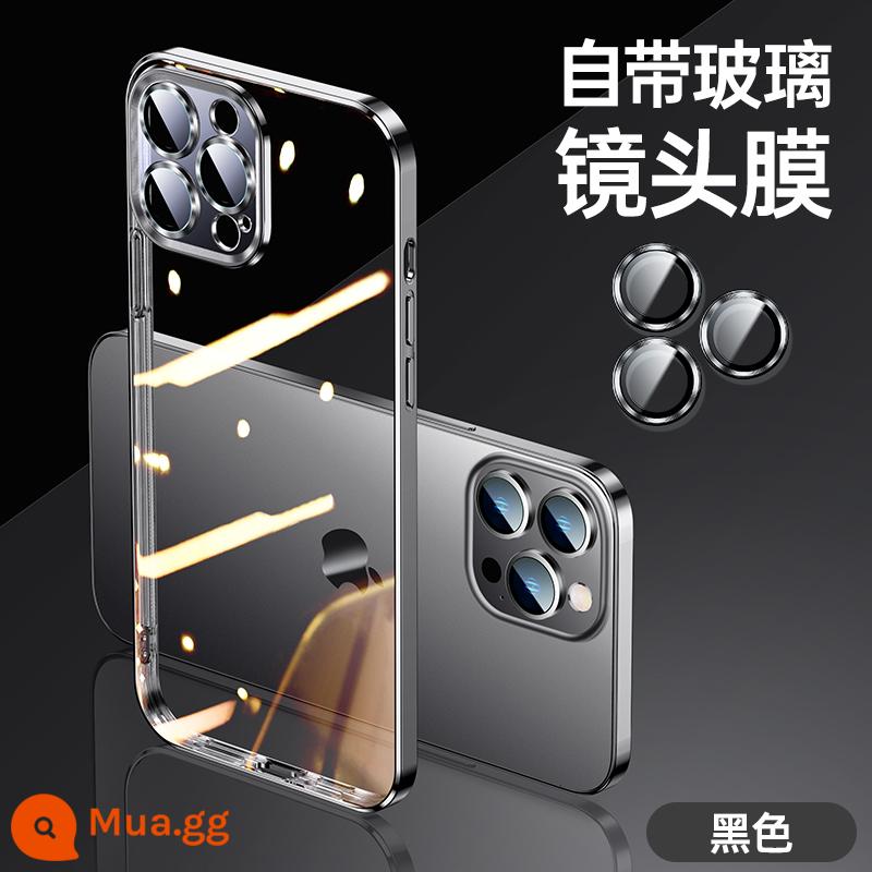 [SF Express] Áp dụng cho ốp điện thoại di động Apple 14ProMax iPhone14Pro mới trong suốt 13 ốp bảo vệ chống rơi 14plus ống kính bao gồm tất cả 12 silicon siêu mỏng cao cấp cảm giác nam và nữ i - [Đen than chì] Đi kèm với phim ống kính ★Không bị ố vàng★Có lưới chống bụi