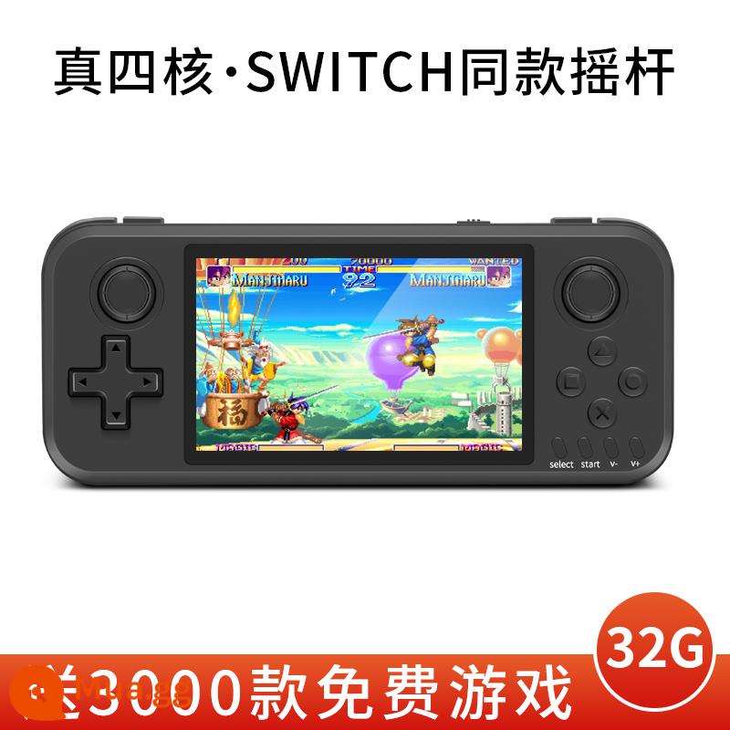 Máy chơi game cầm tay Xiaobawang psp cầm tay mô hình hoài cổ dành cho trẻ em thanh điều khiển từ xa kiểu cũ trận chiến đôi fc arcade gba mini retro pus palm Máy du lịch Tetris mã nguồn mở Q400 - Máy chơi game 4 nhân HD 4 inch phiên bản 32G (3.000 trò chơi miễn phí)