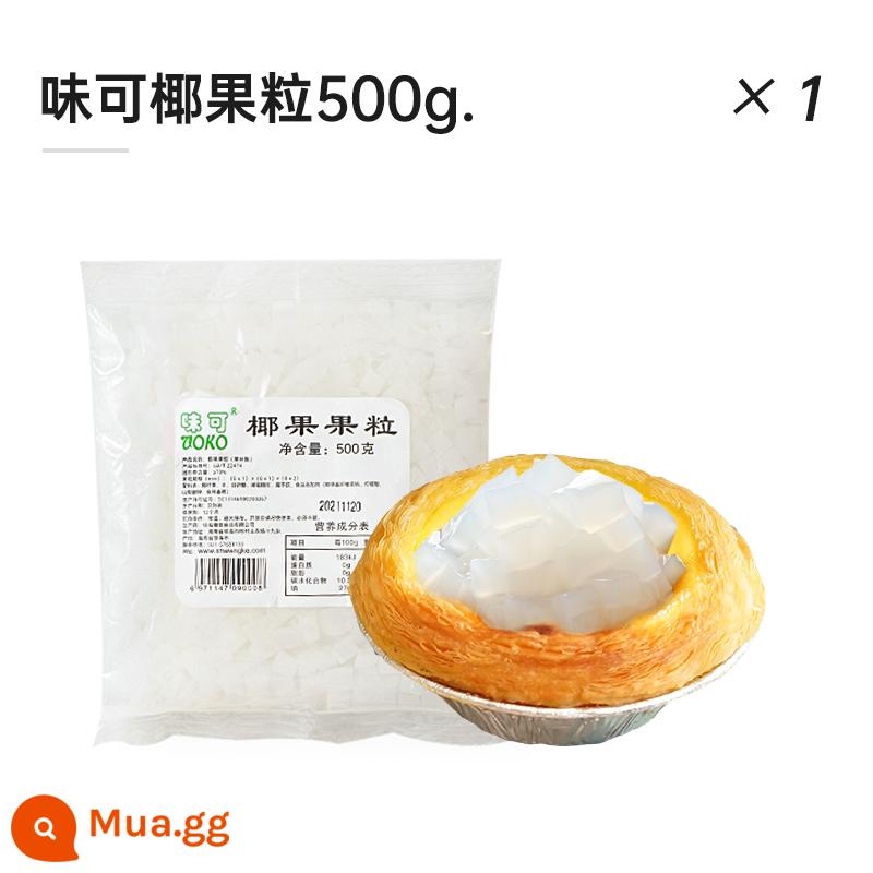 Zhanyi kiểu Bồ Đào Nha bánh trứng da nướng tại nhà nồi chiên không khí bán thành phẩm bánh trứng chất lỏng kết hợp gói chính thức hàng đầu cửa hàng - [Có thể làm bánh trứng dừa] 500g dừa viên.