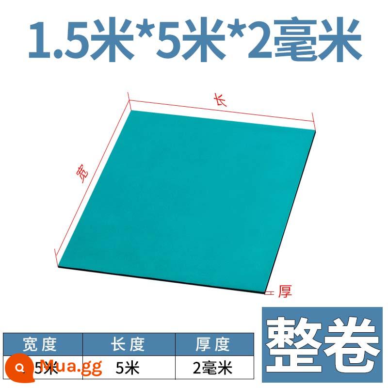 Thảm trải bàn chống tĩnh điện bàn làm việc cao su sửa chữa thảm nhựa tĩnh đệm da bàn thí nghiệm thảm cao su chịu nhiệt độ cao - [Toàn bộ cuộn] 1,5m * 5m * 2 mm