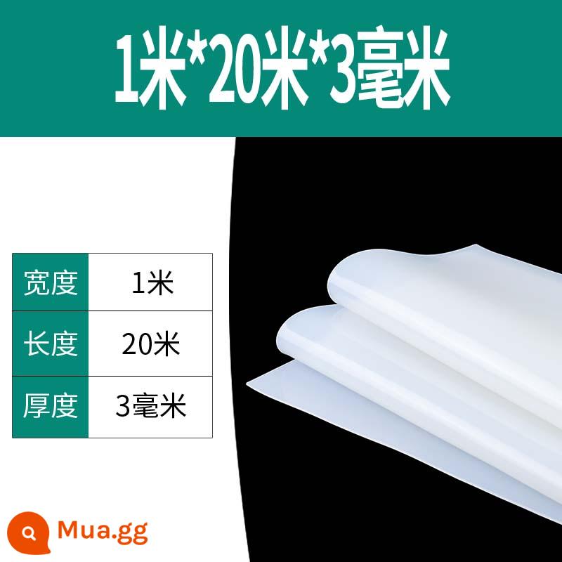 Tấm cao su silicon Miếng đệm silicon Cao su silicon chịu nhiệt độ cao Tấm cao su silicon Tấm cao su silicon Đệm phẳng Miếng đệm dày Chế biến cao su silicon - Rộng 1 mét * dài 20 mét * dày 3 mm