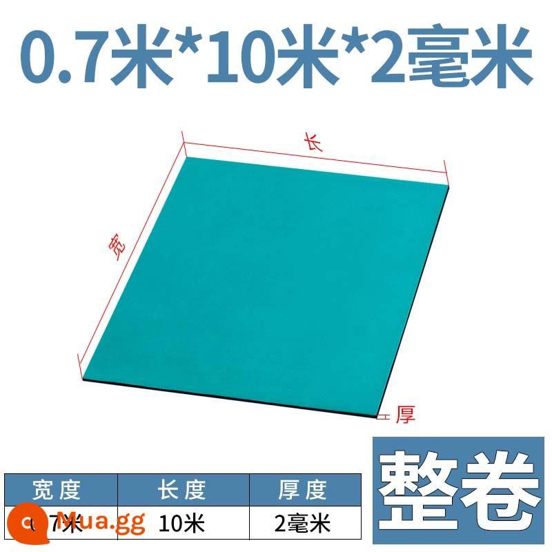 Thảm trải bàn chống tĩnh điện bàn làm việc cao su sửa chữa thảm nhựa tĩnh đệm da bàn thí nghiệm thảm cao su chịu nhiệt độ cao - [Toàn bộ cuộn] 0,7m * 10m * 2 mm