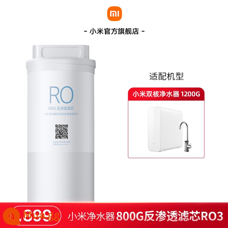 Công cụ lọc bộ lọc nước Xiaomi Phần tử bộ lọc đầy đủ PP Cotton Kiến hoạt động carbon trước và phía sau RO thẩm thấu ngược - [Xiaomi lõi kép 1200G] 800G RO3