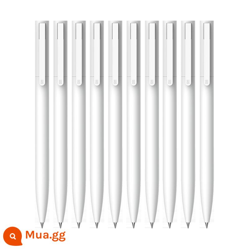 Xiaomi khổng lồ có thể viết bút gel văn phòng phẩm 10 gói bút ký văn phòng 0,5mm thi học sinh đặc biệt có nạp đạn Bút chữ ký Mijia bút nước đen vật tư văn phòng phẩm báo chí bút gel - Bút gel Xiaomi 10 chiếc