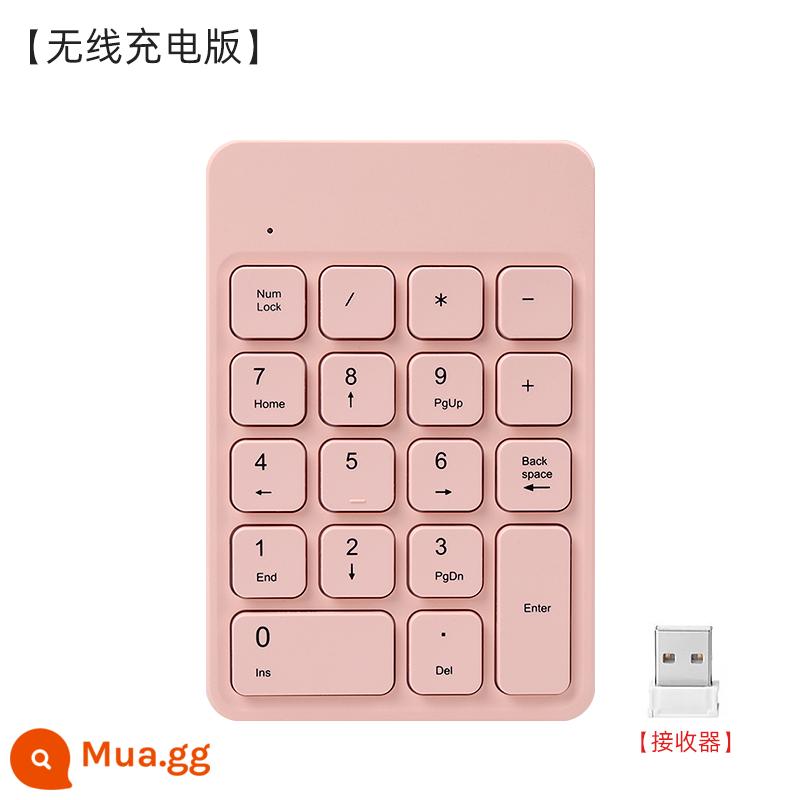 BOW Hangshi máy tính xách tay chuột bàn phím kỹ thuật số Bluetooth bên ngoài thích hợp cho máy tính xách tay Apple usb bàn phím kỹ thuật số không dây có dây bên ngoài kế toán nhập mật khẩu đặc biệt màu hồng - ❤Không dây 2.4G Hồng [Phiên bản có thể sạc lại] Bảo hành một năm, chỉ thay thế chứ không sửa chữa