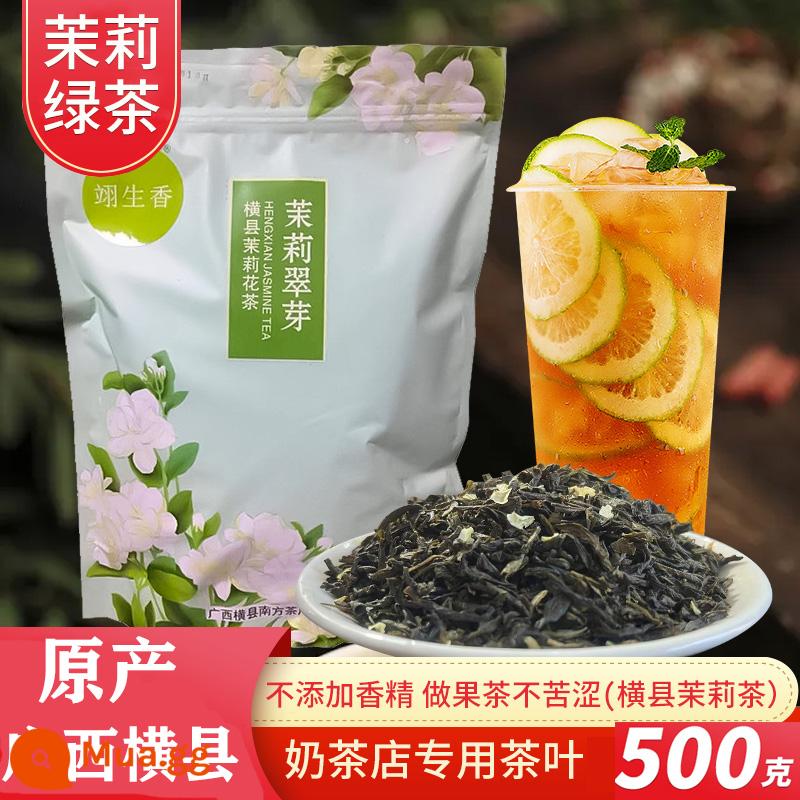 Cửa hàng trà sữa trà xanh hoa nhài đặc biệt Trà hoa nhài Hengxian 500g Trà trái cây nụ xanh hoa nhài đặc biệt 10 tặng 1 - 500g