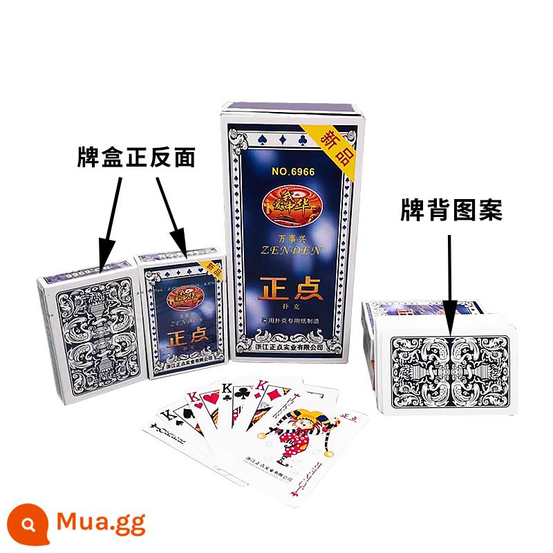 Bộ bài poker đúng giờ FCL 100 đôi 8845 nhà máy bán hàng trực tiếp chính hãng dày phòng cờ vua và bài với giá sỉ rẻ - Đúng giờ số 6966