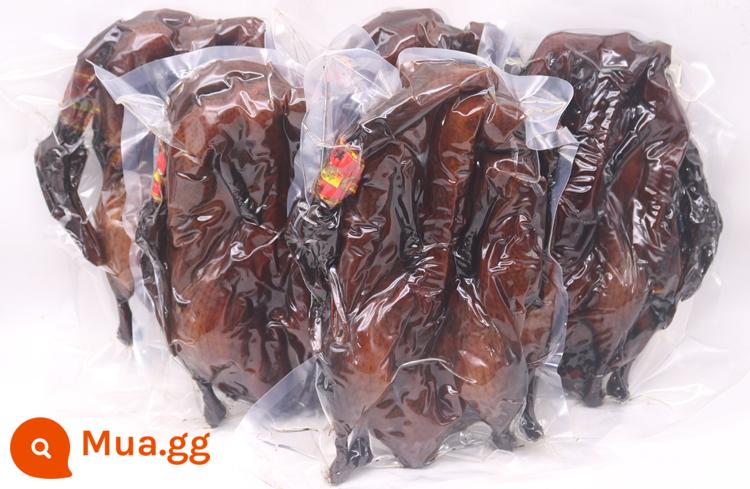 Số lượng lớn Nguyên con Vịt không móng Wanlong 700g Trọng lượng tịnh Hàng Châu Tấm nước sốt đặc sản Vịt Nhóm mua quà tặng FCL 20 chiếc chân không - Gói hút chân không 10 miếng