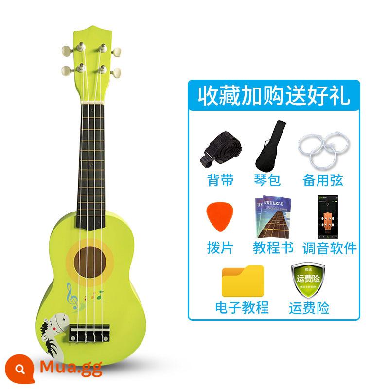 Đàn Ukulele cho trẻ em 21 inch hoạt hình nhỏ dễ thương Đàn Ukulele bé trai và bé gái người mới bắt đầu chơi đàn Ukulele - Music Zebra[21 inch][Sản phẩm mới]