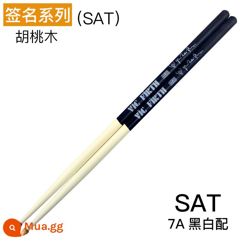 Ban nhạc trống kệ Vic fic firth trống bóng chày 5a 5b 7a jazz trống vf tập thể dục trống Bammer Vic Drum Hammer - Chữ ký 7A (SAT)