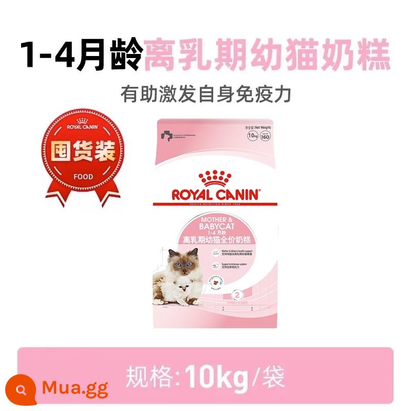 Hạt mèo Hoàng gia Sữa nhỏ Can Kitten Cat Food K36 Cat Milk Bánh BK34 Mang Mang Tách mèo Cai Củ Ca Nuôi mèo Dinh dưỡng - Bánh sữa mèo 1-4 tháng tuổi BK34/10kg.