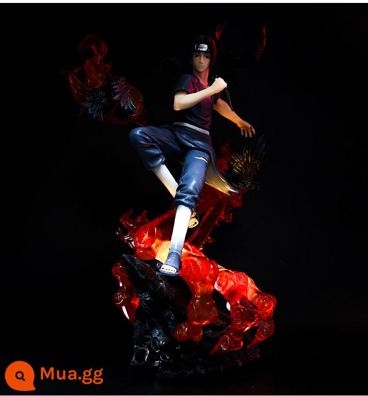 Mô hình điểm Naruto Uchiha Kakashi Suzuo canhu sóng chồn GK trợ lý Lijian đồ trang trí siêu lớn - Một nửa Susana Itachi Có thể phát sáng (cao 36cm)