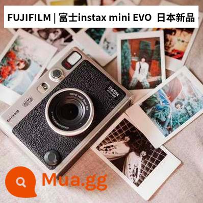 Nhật Bản mua máy ảnh cổ điển Polaroid instax mini EVO mới của Fuji evo có màn hình Fujifilm - Phiên bản mới của instax mini EVO màu đen - Tiêu chuẩn chính thức của Nhật Bản (thư trực tiếp)