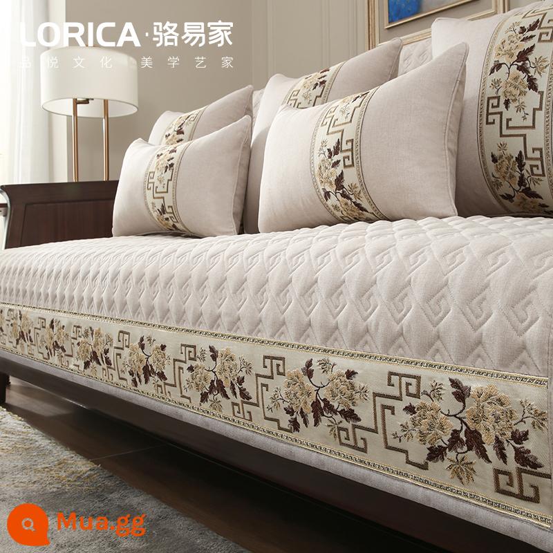 Trung Quốc Mới Sofa Đệm Bốn Mùa Đa Năng Năm Mới Lễ Hội Trung Quốc Đệm Cưới Bao Mùa Đông Đỏ Đệm Gỗ - Vẻ đẹp dân tộc - trắng trẻo