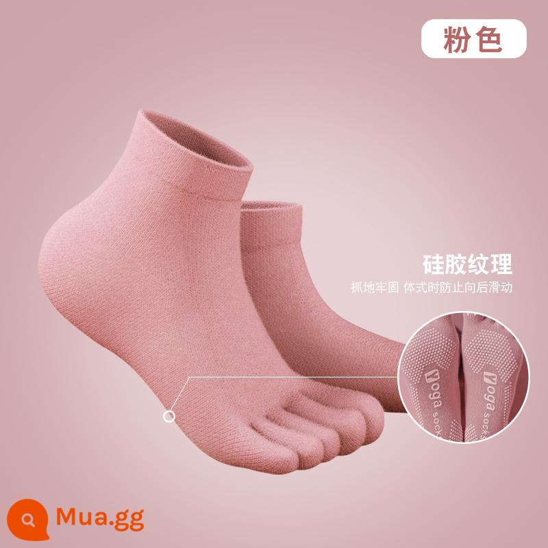 Vớ Yoga Professional Anti -slip Nữ Five -finger Yoga SOCKS BẮT ĐẦU BẮT - Hồng-[Kích cỡ phổ thông]