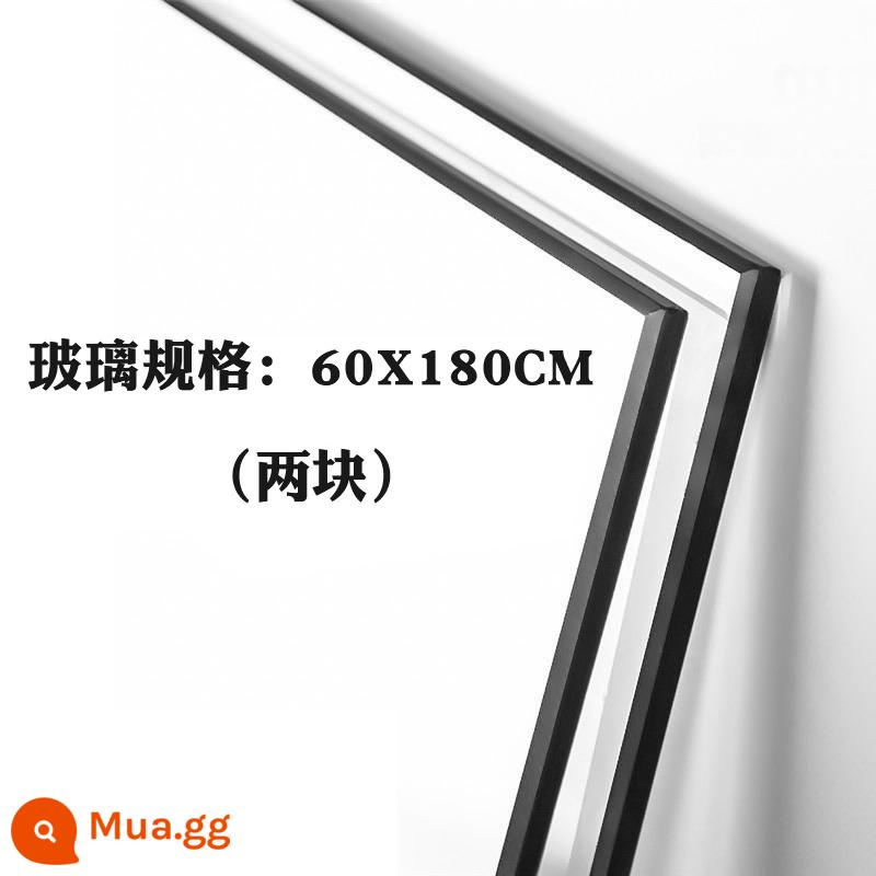 Nhà mẫu bất động sản trung tâm trưng bày biển quảng cáo thẻ trưng bày thép không gỉ quầy kính bảng hướng dẫn thẻ quảng cáo quầy trưng bày Liping quầy trưng bày - Kính 6mm 60X180 [2 cái]