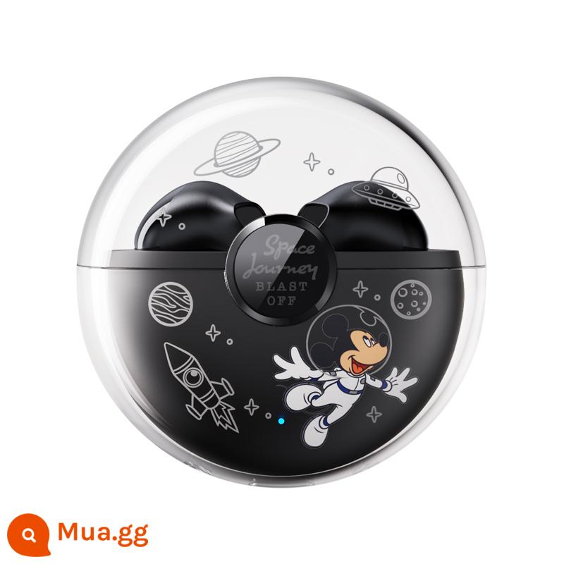 Tai nghe bluetooth liên doanh Disney Marvel bán in-ear thể thao chống ồn game điện thi ăn gà nam mới - Mickey đen