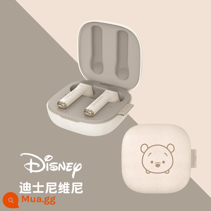 Tai nghe Bluetooth không dây Disney Disney Real - Mẫu da mô hình Disney [Winnie the Pooh]