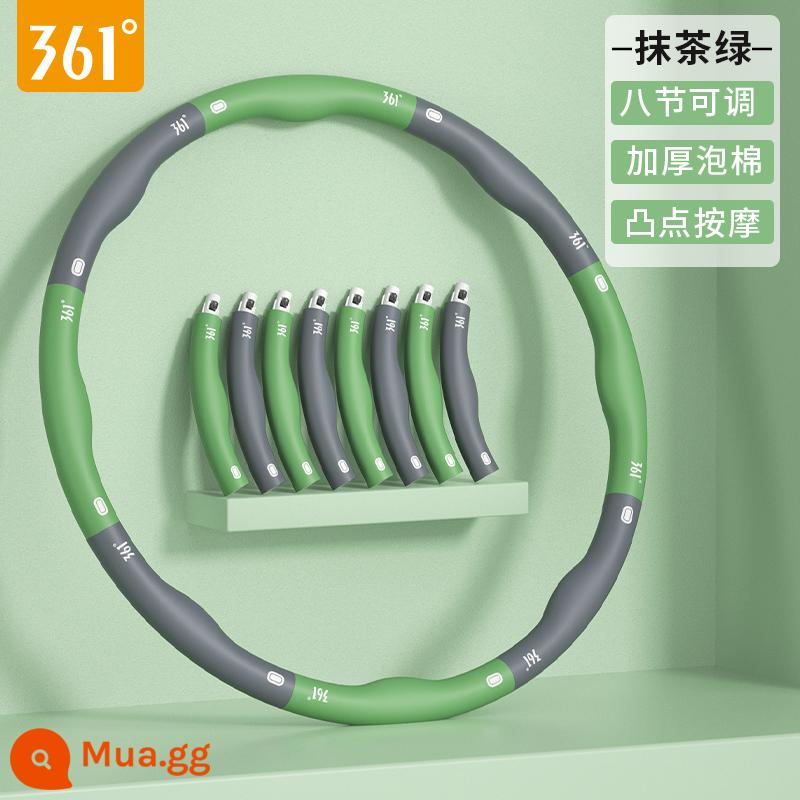 361 độ hula hoop nịt bụng giảm cân tập thể dục đặc biệt mồ hôi nữ dây trưởng thành bụng mỏng eo thon hiện vật - Matcha xanh [sản phẩm chính hãng, không phải vật liệu tái chế]