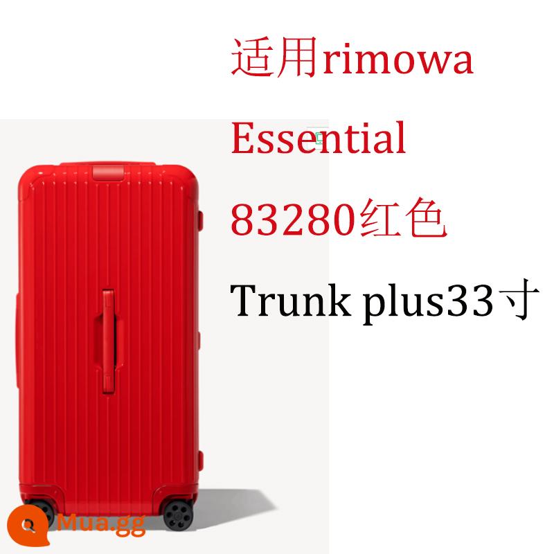 Thích hợp cho tay áo bảo vệ Rimowa cốp xe plus31 inch 33 inch rimowa hành lý bao đựng thiết yếu - Trunk Plus 33 inch 83280/góc màu đỏ kiểu nắp hộp siêu kín