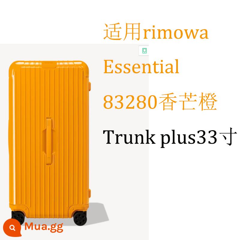 Thích hợp cho tay áo bảo vệ Rimowa cốp xe plus31 inch 33 inch rimowa hành lý bao đựng thiết yếu - Trunk Plus 33 inch 83280/xoài góc cam kiểu dáng nắp hộp siêu kín