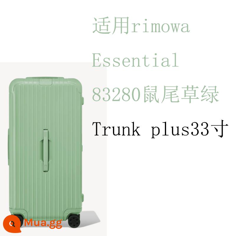 Thích hợp cho tay áo bảo vệ Rimowa cốp xe plus31 inch 33 inch rimowa hành lý bao đựng thiết yếu - Trunk Plus 33 inch 83280/sage góc xanh phong cách nắp hộp siêu kín