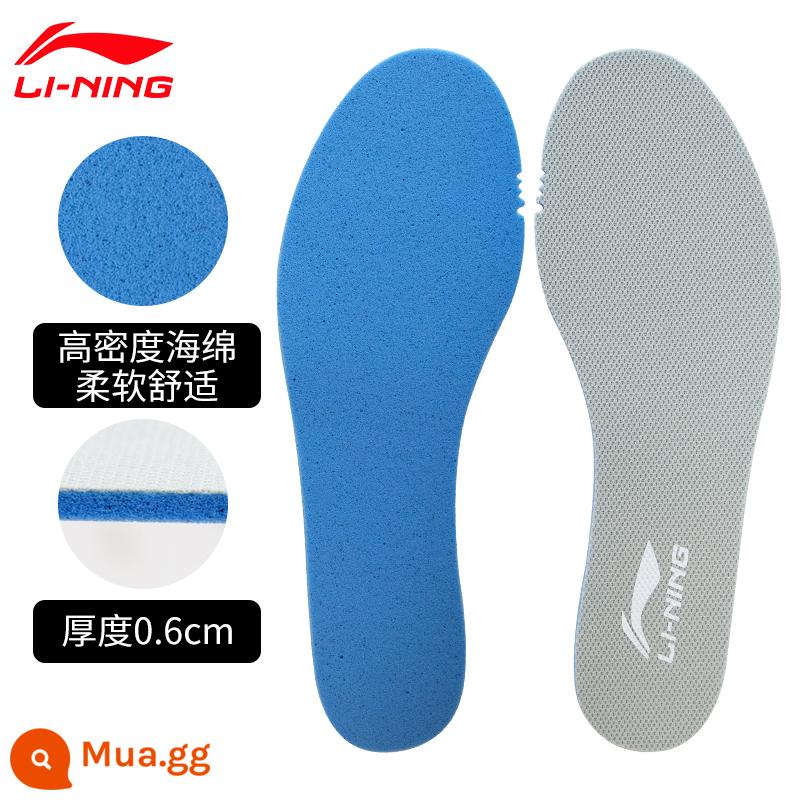 Li Ning đế nam nữ thể thao chống sốc bóng rổ bóng đá cầu lông thấm hút mồ hôi thoáng khí đế mềm huấn luyện quân sự chạy bộ đế - Đế lót giày thể thao size 45 285mm [có thể cắt]