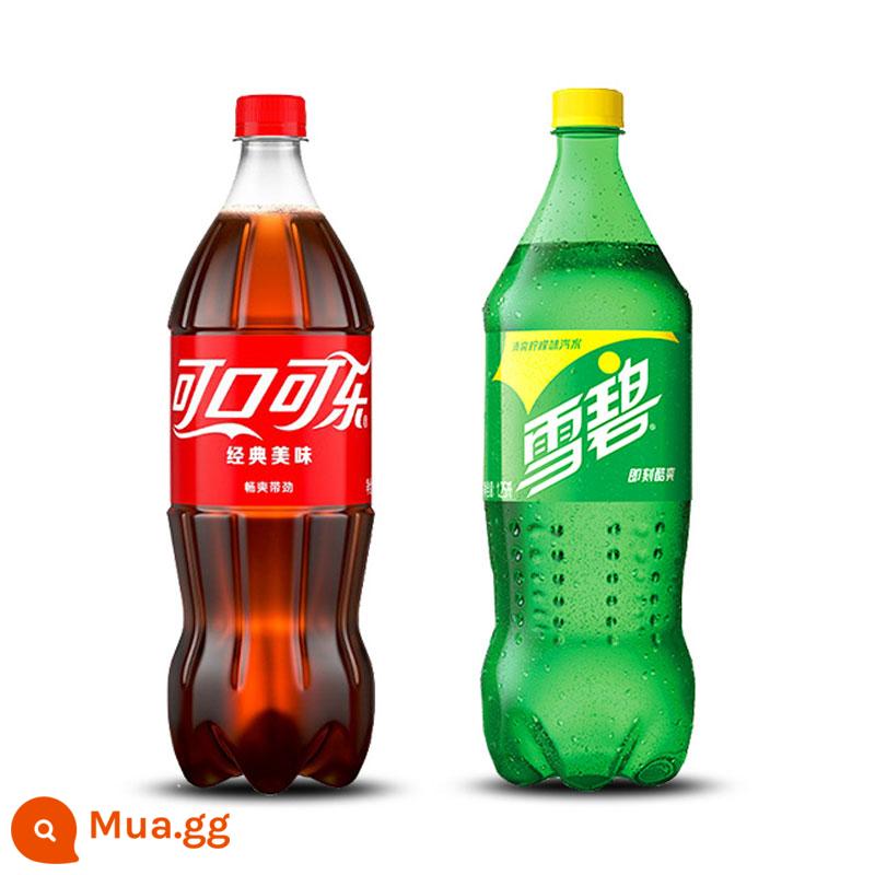 Coca-Cola Nước Uống Có Ga Soda 300Ml * 12 Chai Full Box Coke Fanta Sprite Zero Chai Mini - Sprite 1.25L + Coca 1.25L