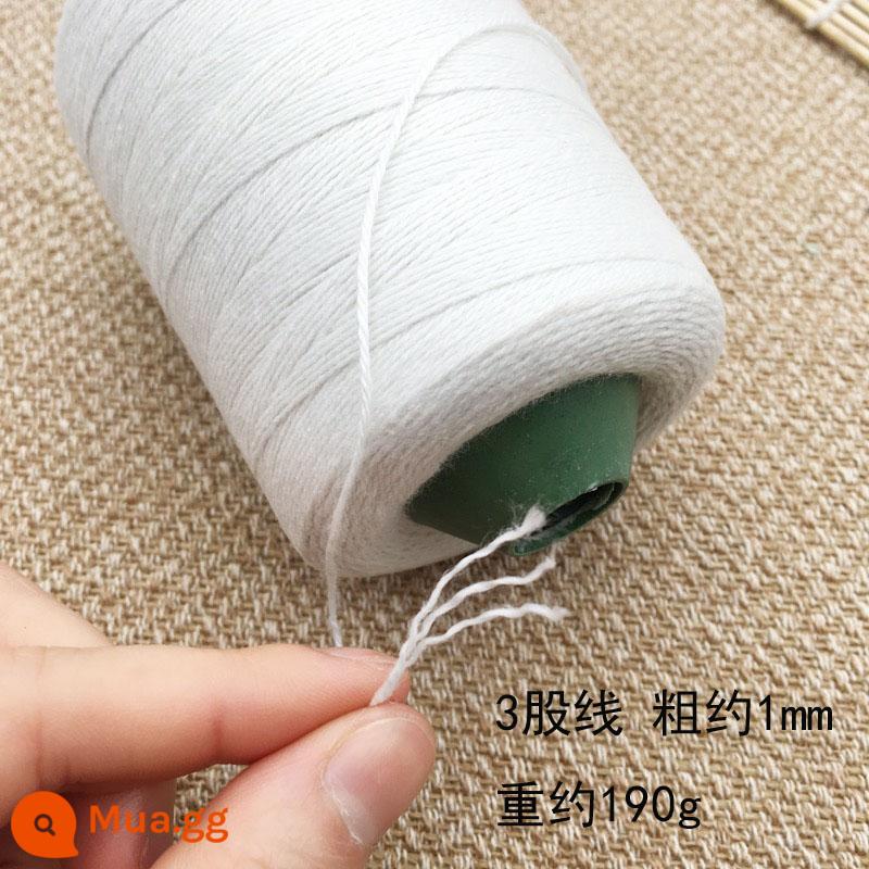 Dây buộc công cụ hình học áp tấm chữ G kẹp chỉ kim handmade tự làm chất liệu gói học sinh bộ màu chàm bùn - Dây bó 300m số 1 (dày)